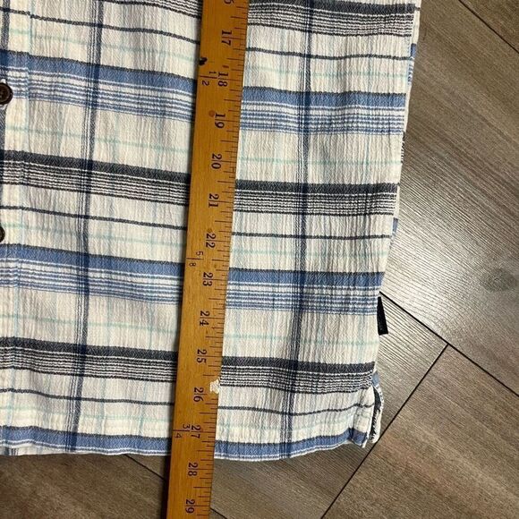 Patagonia Blue Athletic Casual Buttonup Men Medium Bin E-27 - Picture 4 of 6